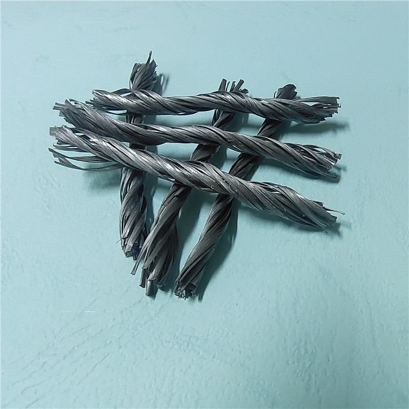 Twisted Polypropylene Fiber is made by 100% polypropylene. It is processed by special drawing twisting and surface treatment.The twisted fiber  has the advantages of high fracture strength, good dispersing in concrete, and strong gripping force. It can  replace steel fibers for reinforcement in concrete floor and some other structural concrete projects.It is used widely in concrete engineering..jpg
