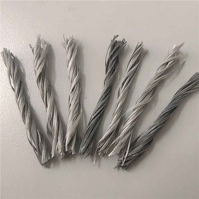 High Tensile Twisted Polypropylene Fiberted Fiber.jpg High Tensile Twisted Polypropylene Fiberted Fiber.jpg
