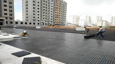 Composite Geo textile Drainage Dimple Board Application.jpg